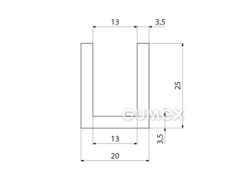 SILIKONPROFILE U-FORM